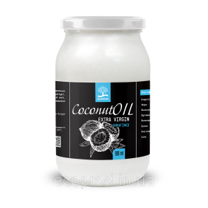 Кокосова олія нерафінована 900 ml.