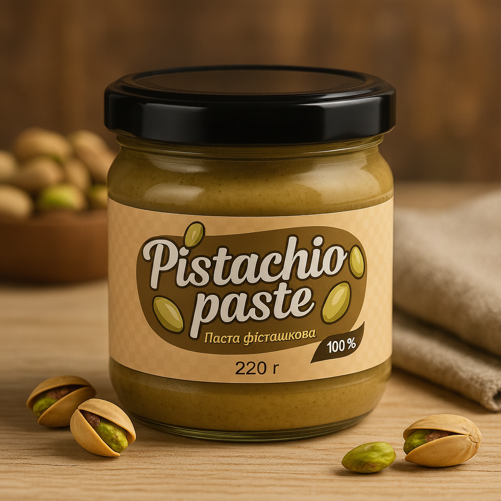 Паста з ядер фісташкового горіху 220гр