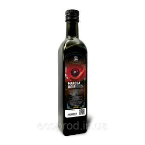 Олія макова 100%  (скло) ECOPROD 250мл