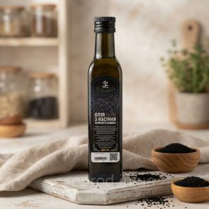 Олія з насіння чорного кмину 100%  (скло) ECOPROD 250мл