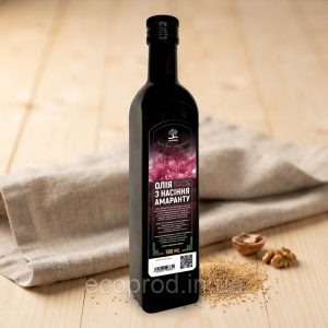 Олія з насіння амаранту 100% (скло) ECOPROD 500мл