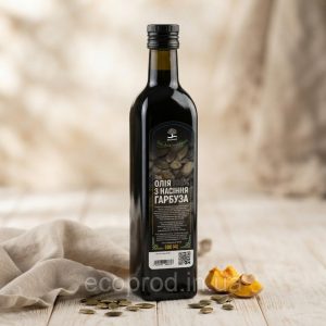 Олія з насіння гарбуза 100% (скло) ECOPROD 500мл