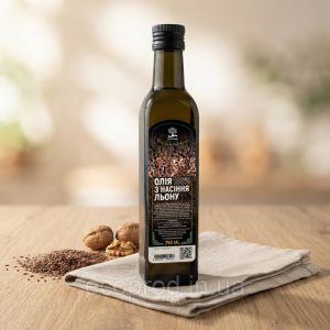 Олія з насіння льону 100% (скло) ECOPROD 250мл