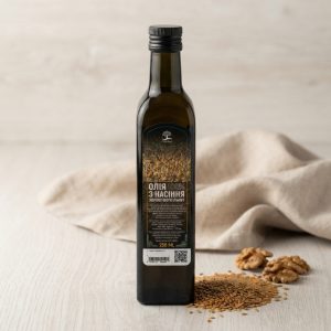 Олія з насіння льону золотистого 100% (скло) ECOPROD  250мл