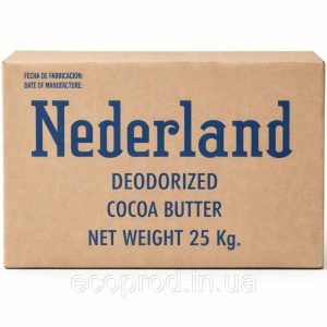 Какао-масло дезодороване Nederland 25кг