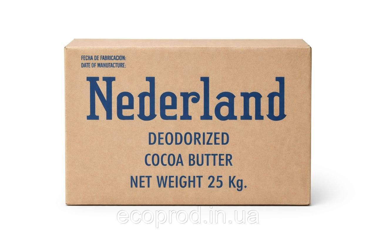 Какао-масло дезодороване Nederland 25кг